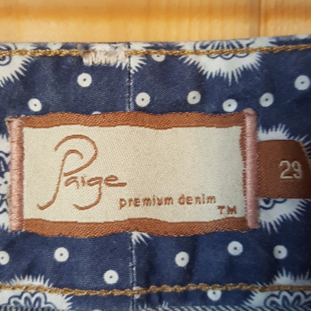 Paige jeans hidden hills straight leg SZ 29 - Picture 4 of 8